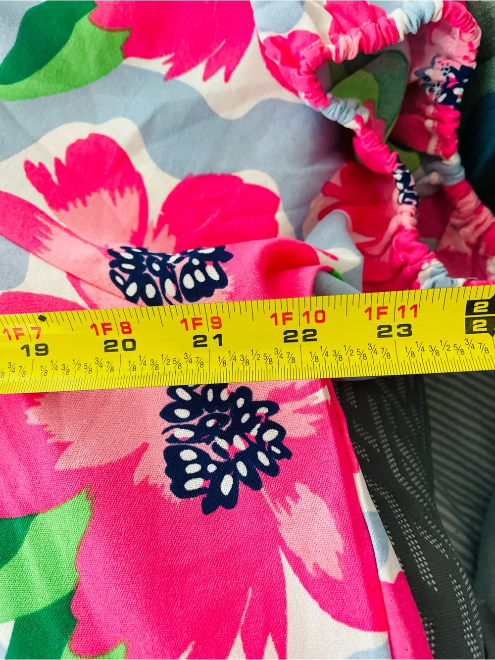 Tassel Tie Floral Midi Dress - Pink Floral - Picture 5 of 5